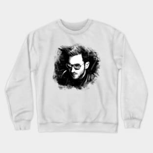 Sunglasses Keyboard Reflected Crewneck Sweatshirt